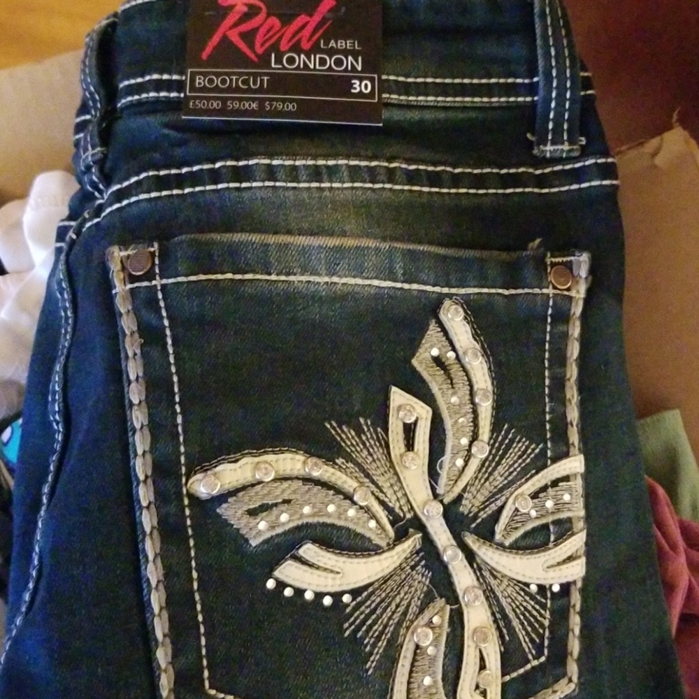 NWT Red Label London Bootcut Jeans Sz30